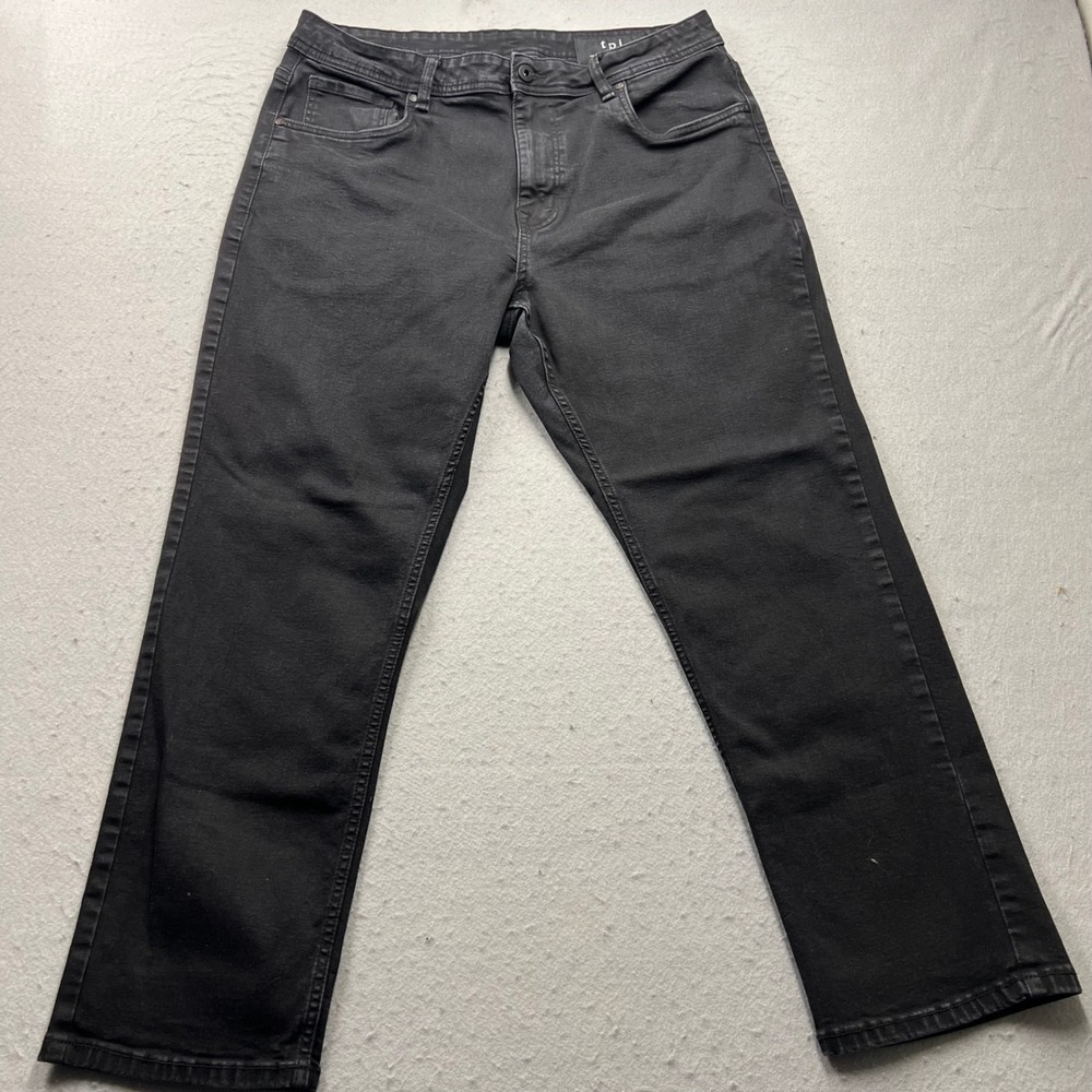 The Perfect‎ Jean Mens 36x28 Thick Thicc Black Stretch Denim Pants